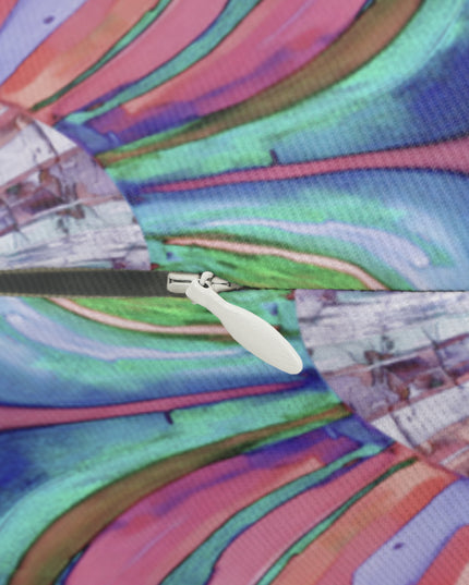 Uzi Spiral Pastels Spun Polyester Lumbar Pillow, 20" x 14"