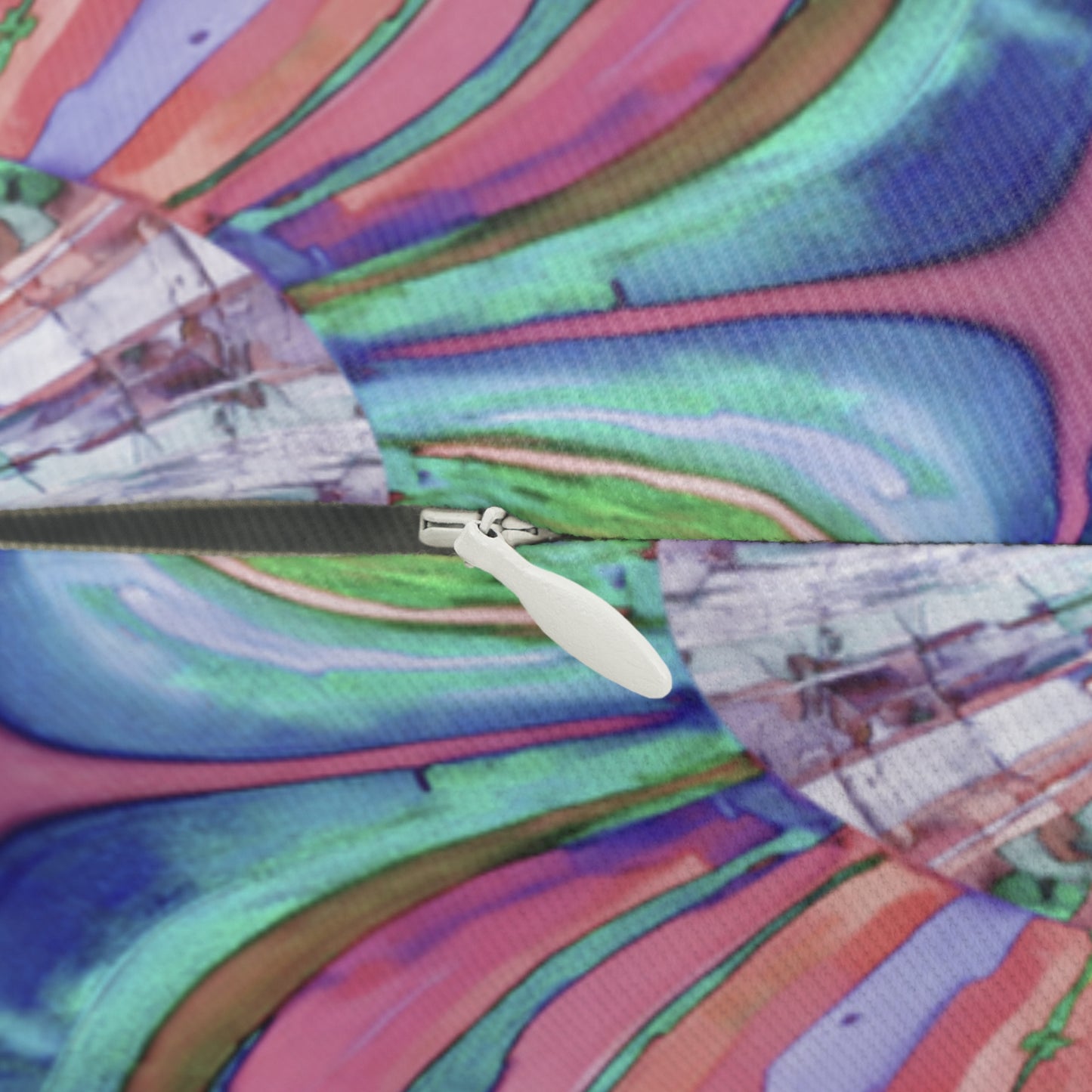 Uzi Spiral Pastels Spun Polyester Lumbar Pillow, 20" x 14"