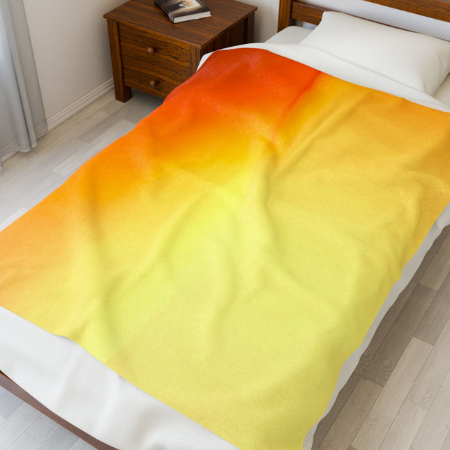 Phoenix Fade Velveteen Plush Blanket, 50" x 60"