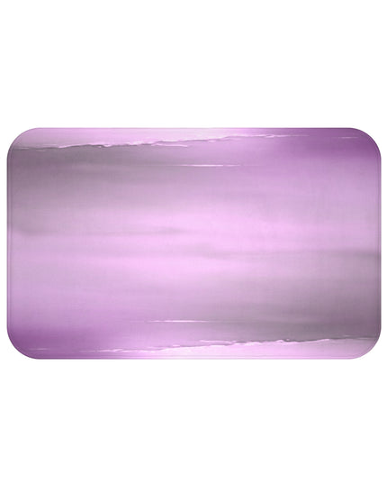 Dark Pink Sea Amethyst Fog 34" x 21" Bath Mat