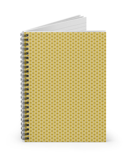 Lemongrass Star-crossed Bodies Spiral Notebook - Ruled Line, 6" x 8", 118 pages