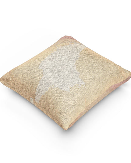 Hot Peach Fade Woven Pillow, 17" x 18"