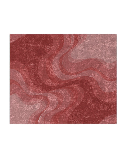 Power Red Wavey 50" x 60" Crushed Velvet Blanket