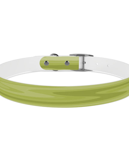 Lemon Wavey Extra Large Dog Collar