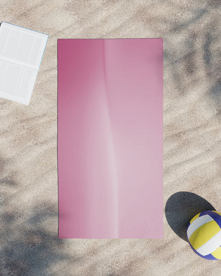 Pink Blush Fade Beach Towel, 24" x 44"