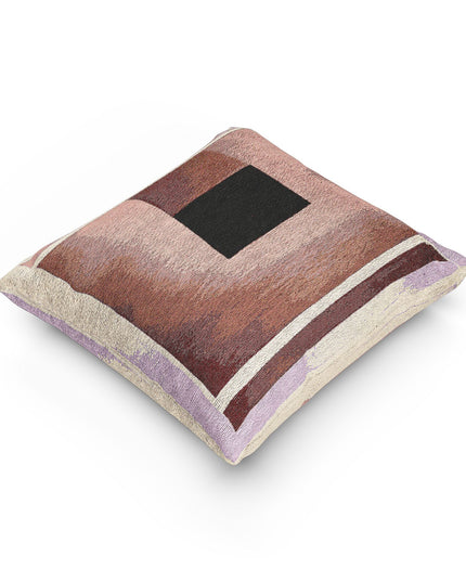 Red Shadow Woven Pillow, 17" x 18"