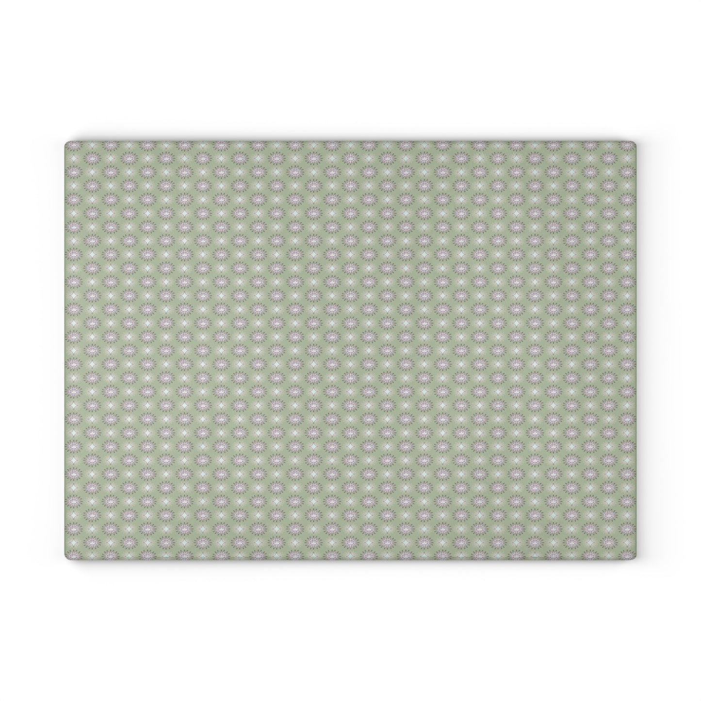 Olive Star-crossed Bodies Glass Cutting Board, 11" x 15"