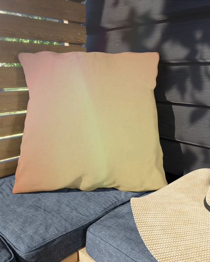 Hot Peach Fade 20" x 20" Outdoor Pillow