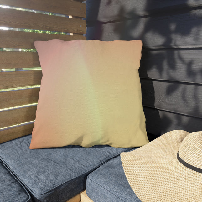 Hot Peach Fade 20" x 20" Outdoor Pillow