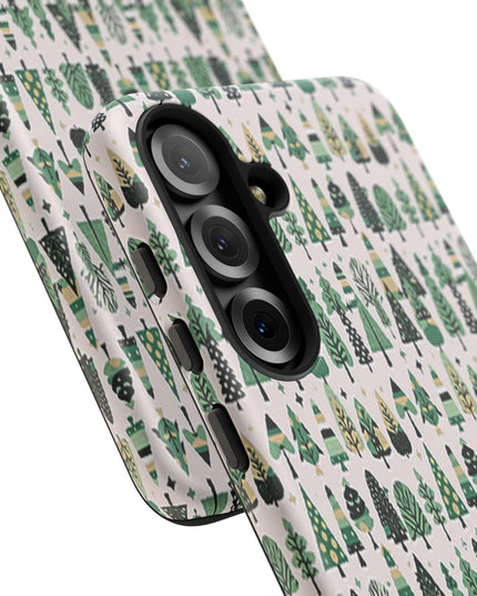 Mini Vintage Green Trees Samsung Galaxy S25 Plus Tough Cases