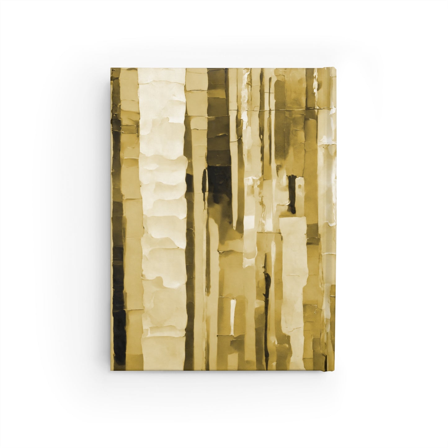 Striped Light Brown 5" x 7" Journal - 128 Ruled Line pages