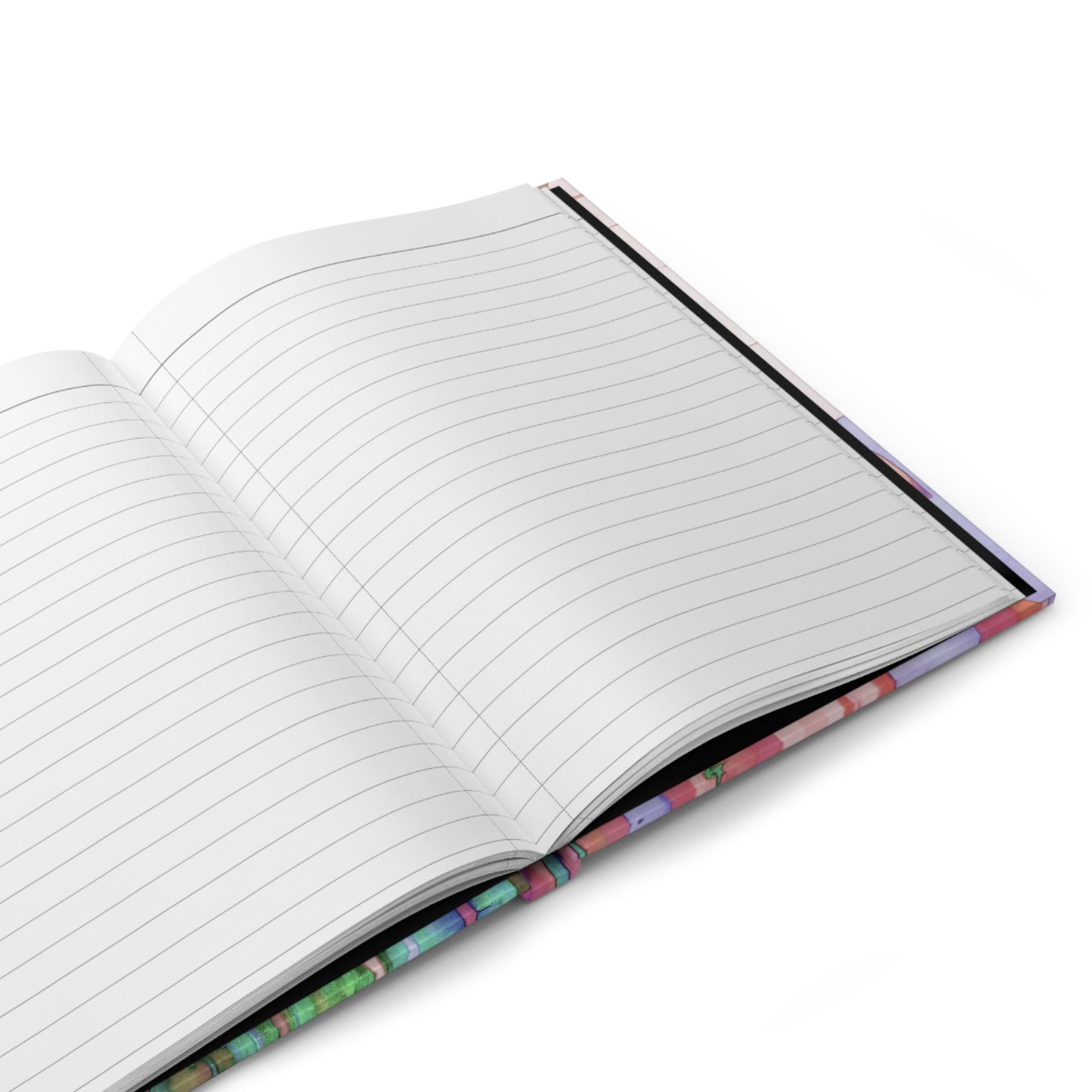 Striped Pastels 5.75" x 8" Hardcover Journal Matte with 150 lined pages