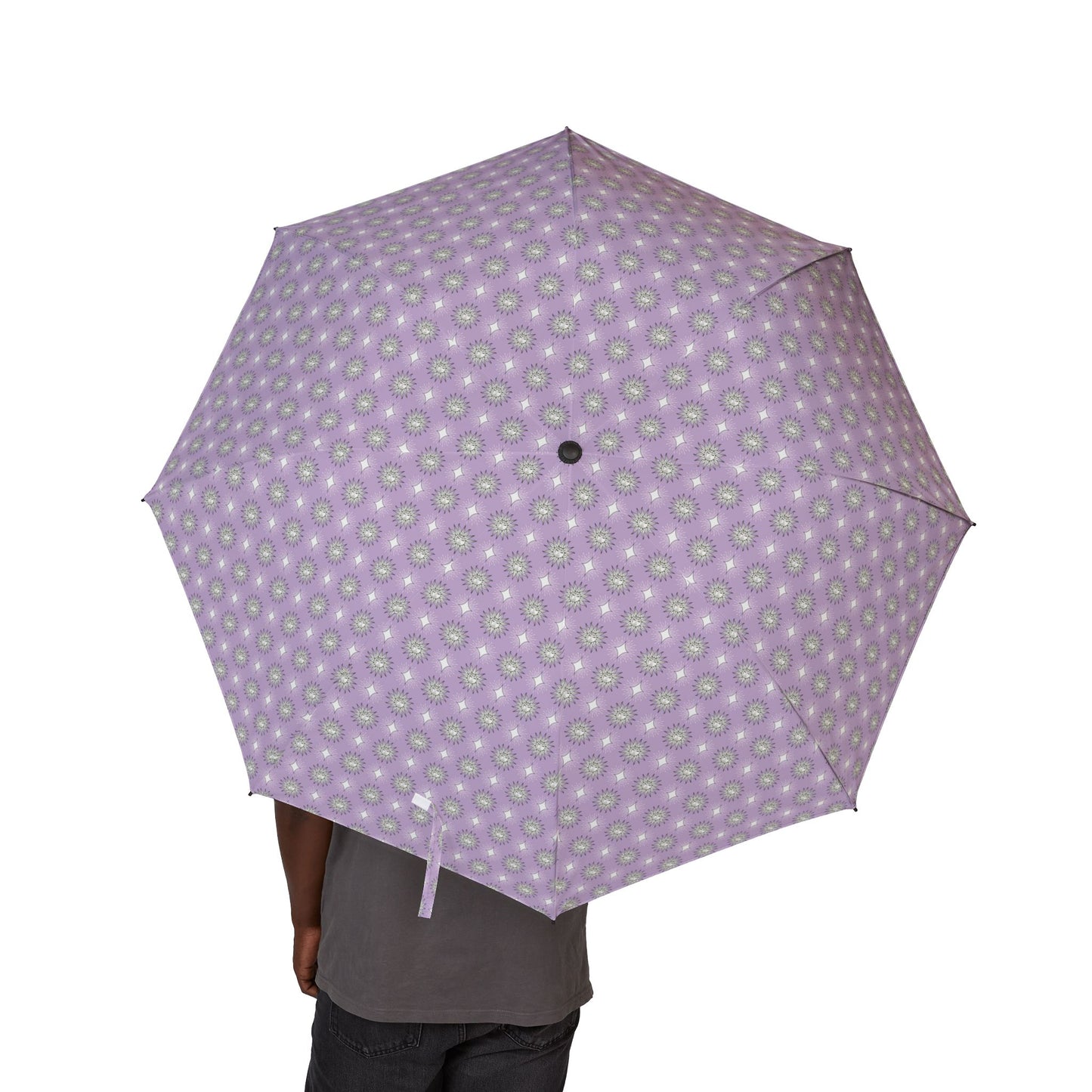 Lavender Star-crossed Bodies Foldable Umbrella - Compact & Chic