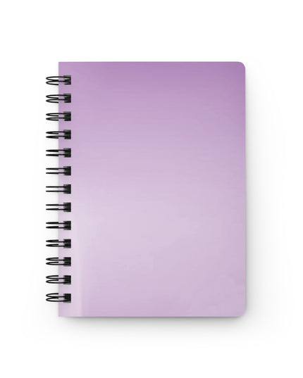 Soft Lavender Fade Spiral Bound Journal, 5" x 7" 150 pages