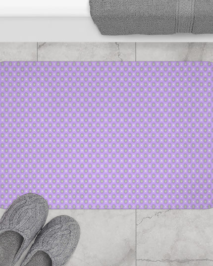 Lavender Star-crossed Bodies 34" x 21" Bath Mat