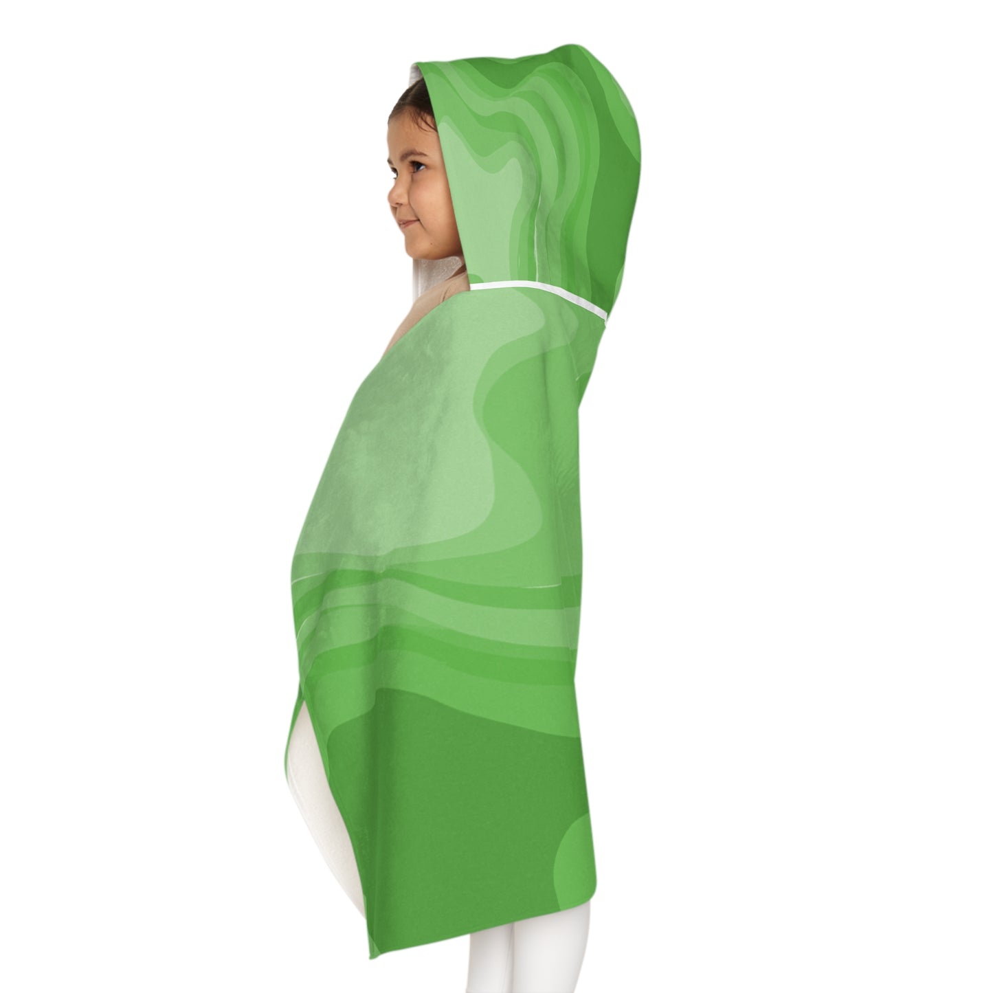 Greenie Meanie Wavey Youth Hooded Towel, 24" x 48"