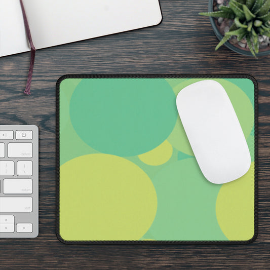 Pastel Green Patches 9" x 7" Gaming Mouse Pad