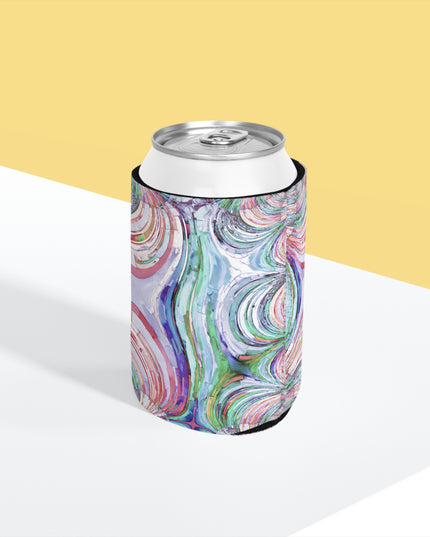 Uzi Spiral Pastels 12 oz Can Cooler Sleeve