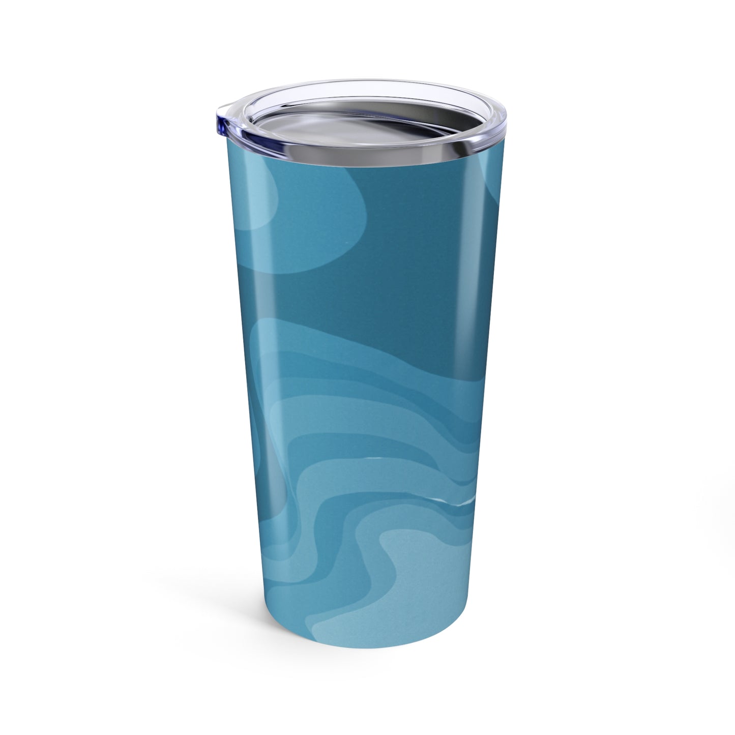 Sky Blue Wavey Tumbler 20oz