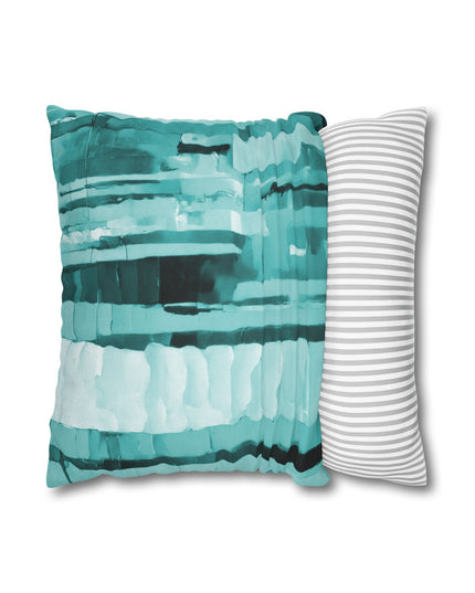 Striped Tif Spun Polyester Square Pillowcase, 14" x 14"