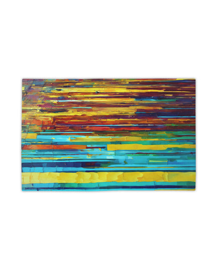 Striped Alpha Beach Towel, 18" x 27"