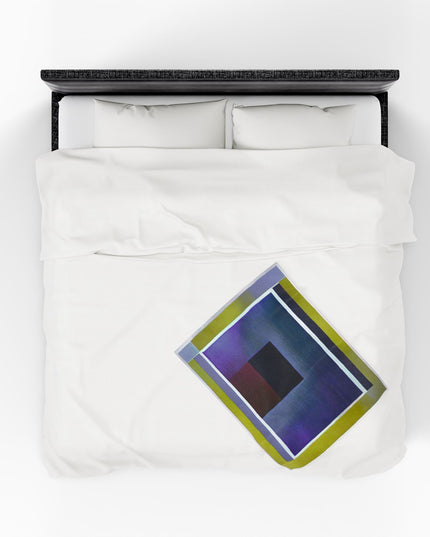 Zeta Shadow Velveteen Plush Blanket, 30" x 40"