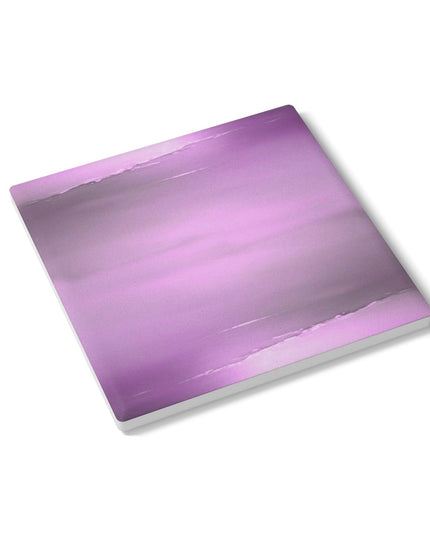 Dark Pink Sea Amethyst Fog 4" x 4" Square Ceramic Coaster