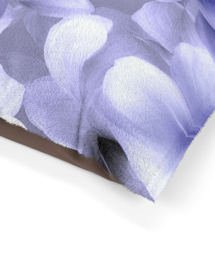 Indigo Blossom Floral Bunch Pet Bed, 50" × 40"