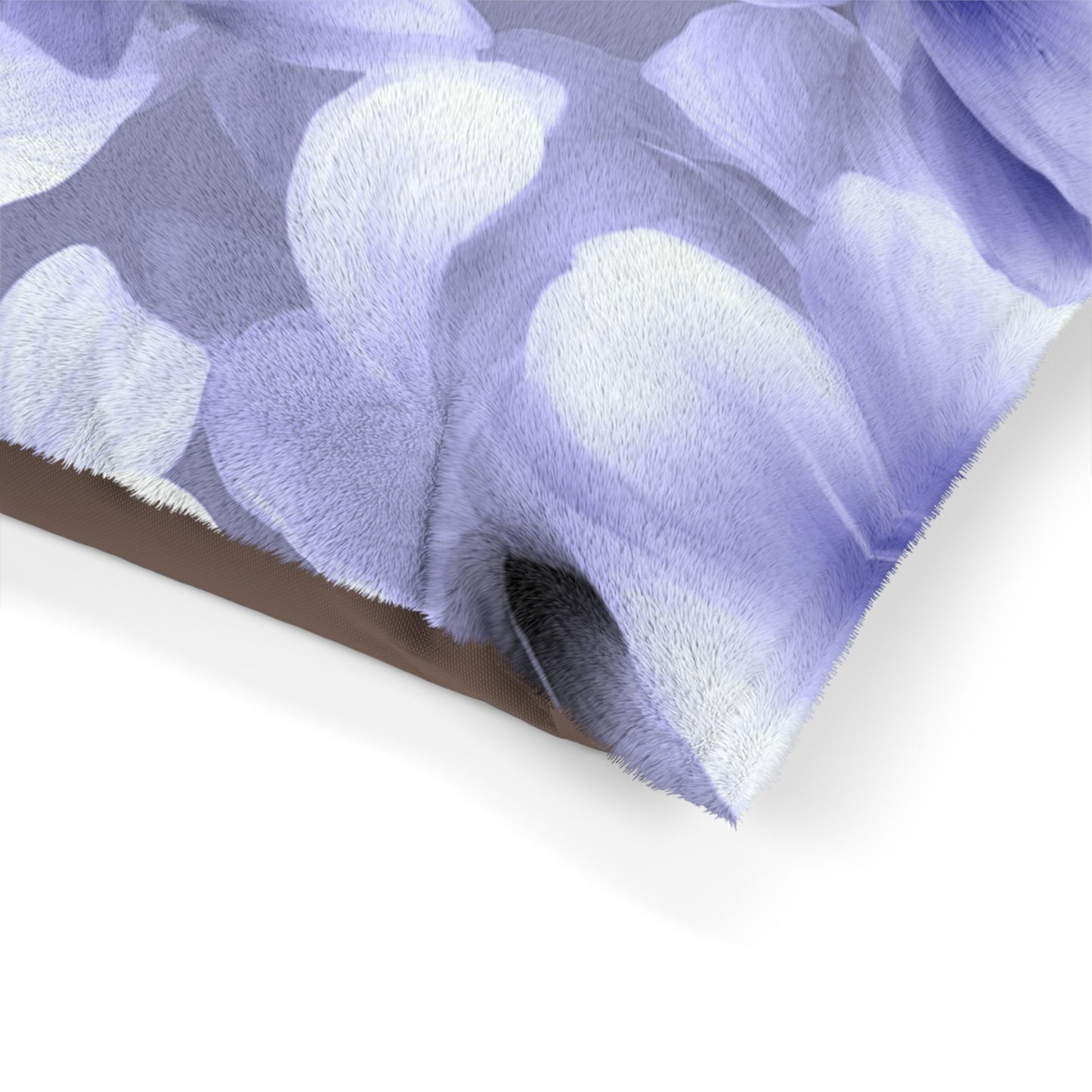 Indigo Blossom Floral Bunch Pet Bed, 50" × 40"