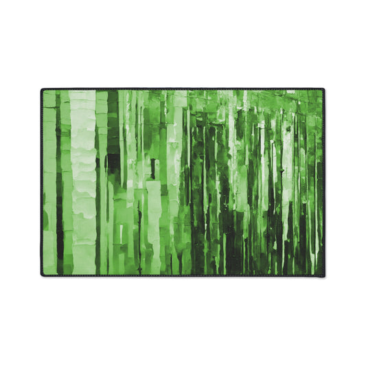 Striped Mint Pastels 24" x 36" Heavy Duty Floor Mat
