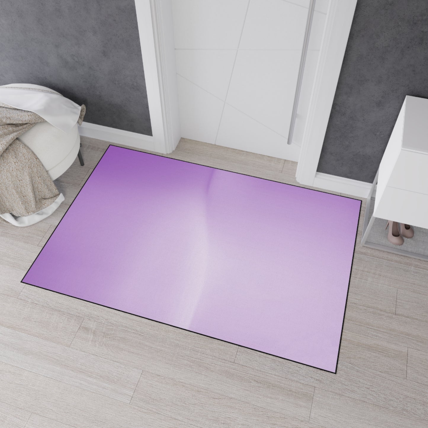 Soft Lavender Fade 48" x 72" Heavy Duty Floor Mat