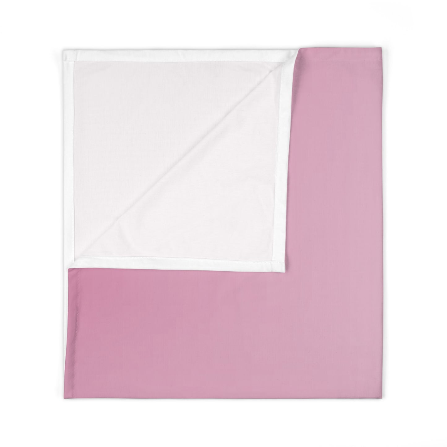 Pink Blush Fade Baby Swaddle 30″×40″ Blanket