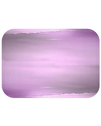 Dark Pink Sea Amethyst Fog 24" x 17" Bath Mat