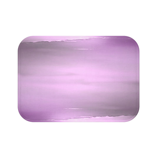 Dark Pink Sea Amethyst Fog 24" x 17" Bath Mat