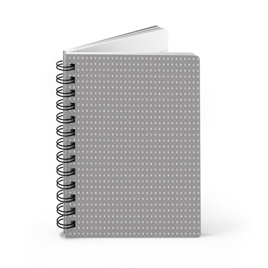 Desaturated Star-crossed Bodies Spiral Bound Journal, 5" x 7" 150 pages