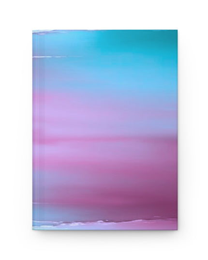 Wine Sea Blue Fog 5.75" x 8" Hardcover Journal Matte with 150 lined pages