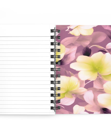 Lemon Blossom Floral Bunch Bound Journal, 5" x 7" 150 pages