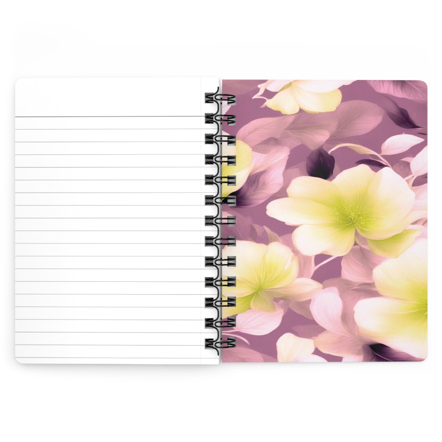 Lemon Blossom Floral Bunch Bound Journal, 5" x 7" 150 pages