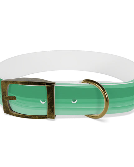 Mint Green Wavey Medium Dog Collar