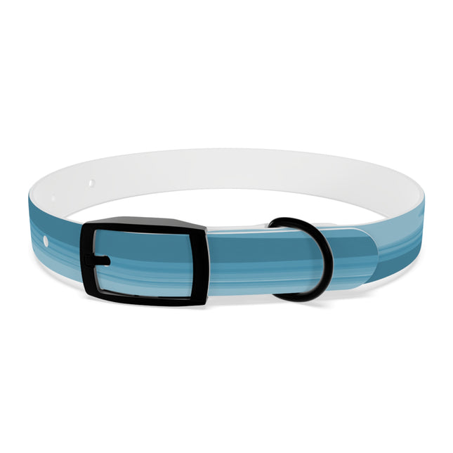 Sky Blue Wavey Small Dog Collar