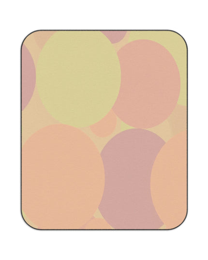 Pastel Hot Peach Patches 61" × 51" Picnic Blanket