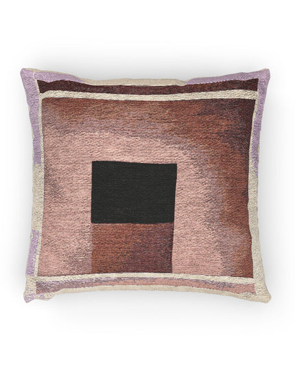 Red Shadow Woven Pillow, 17" x 18"