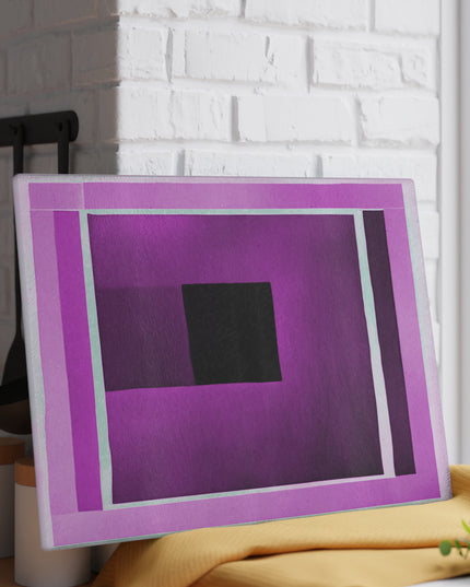 Magenta Shadow Glass Cutting Board, 11" x 15"