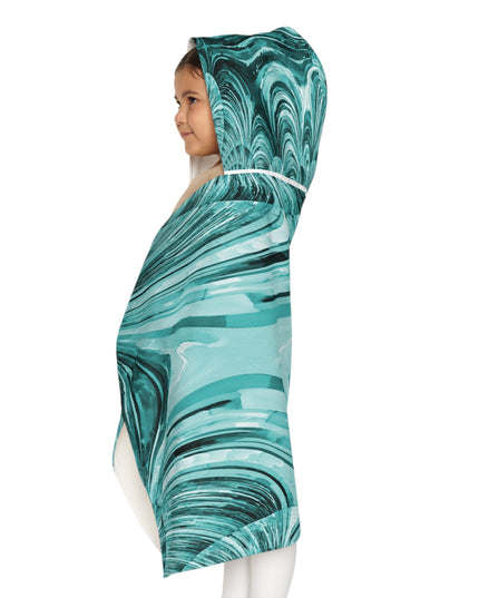 Uzi Spiral Tif Youth Hooded Towel, 24" x 48"