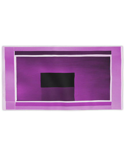 Magenta Shadow Beach Towel, 24" x 44"