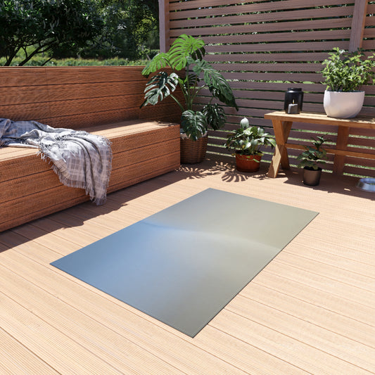 Cobalt Fade Outdoor Rug, 36" x 60"
