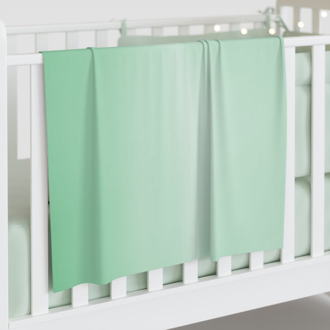 Mint Fade Baby Swaddle 30″×40″ Blanket