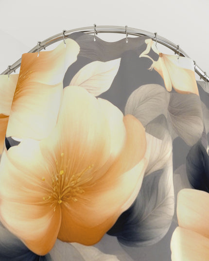 Soft Blossom Floral Bunch Shower Curtains, 71" x 74"
