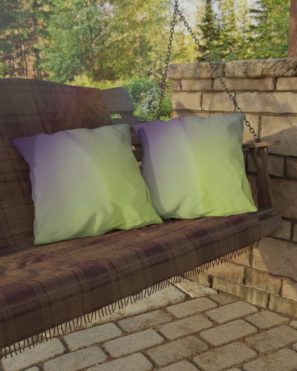 Purple Golden Fade 20" x 20" Outdoor Pillow