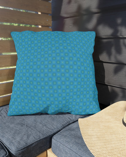 Light Blue Star-crossed Bodies 20" x 20" Outdoor Pillows